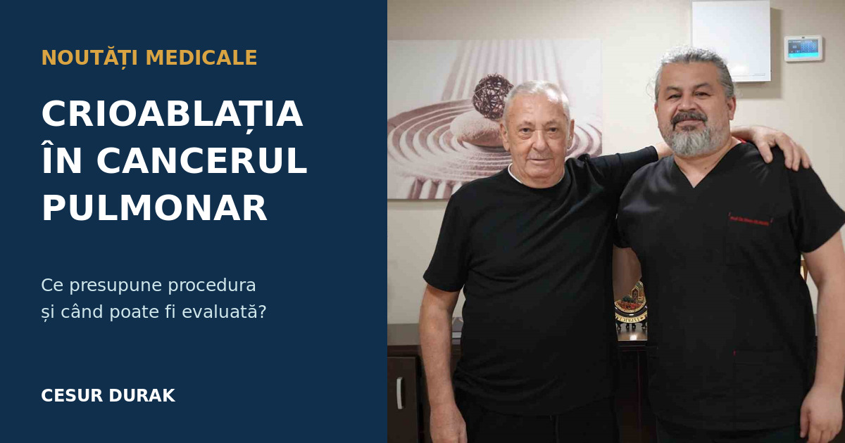 Crioablația în cancerul pulmonar