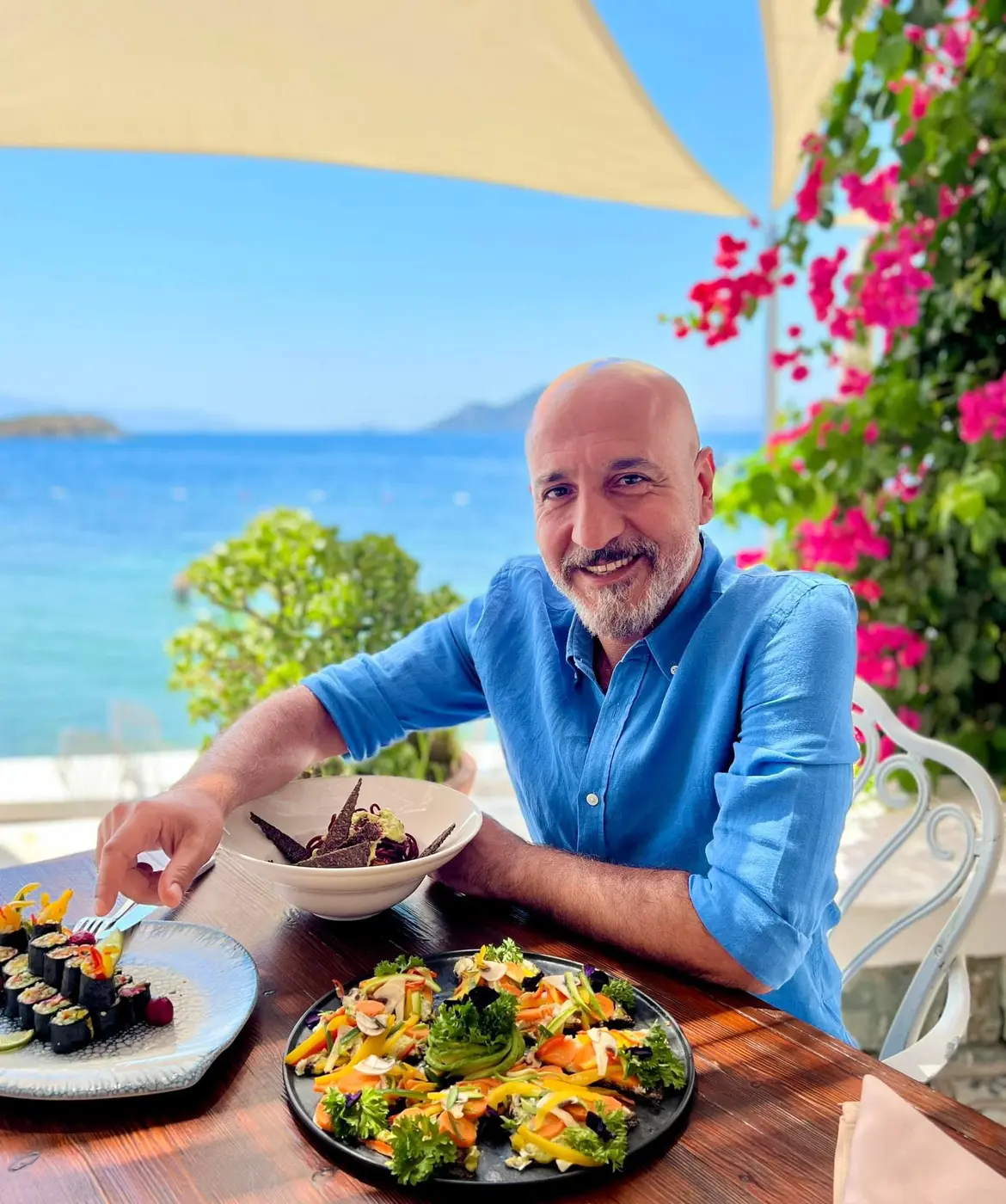 Masă servită în timpul unei experiențe de nutriție și wellbeing la Sianji Bodrum