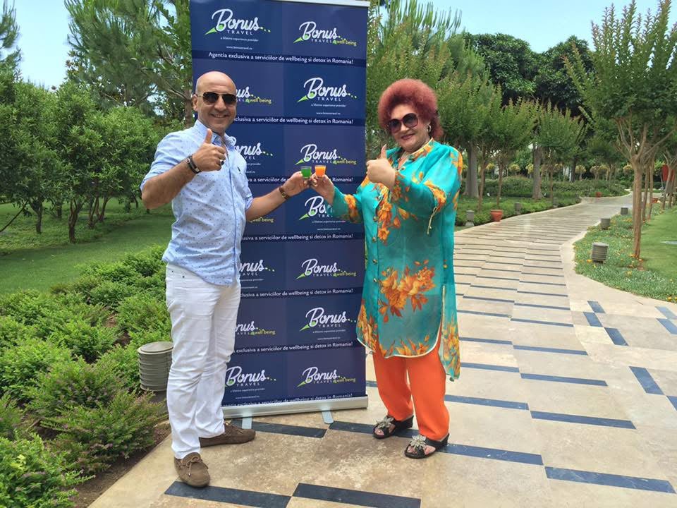 Cesur Durak și Elena Merișoreanu la TheLifeCo Akra Antalya