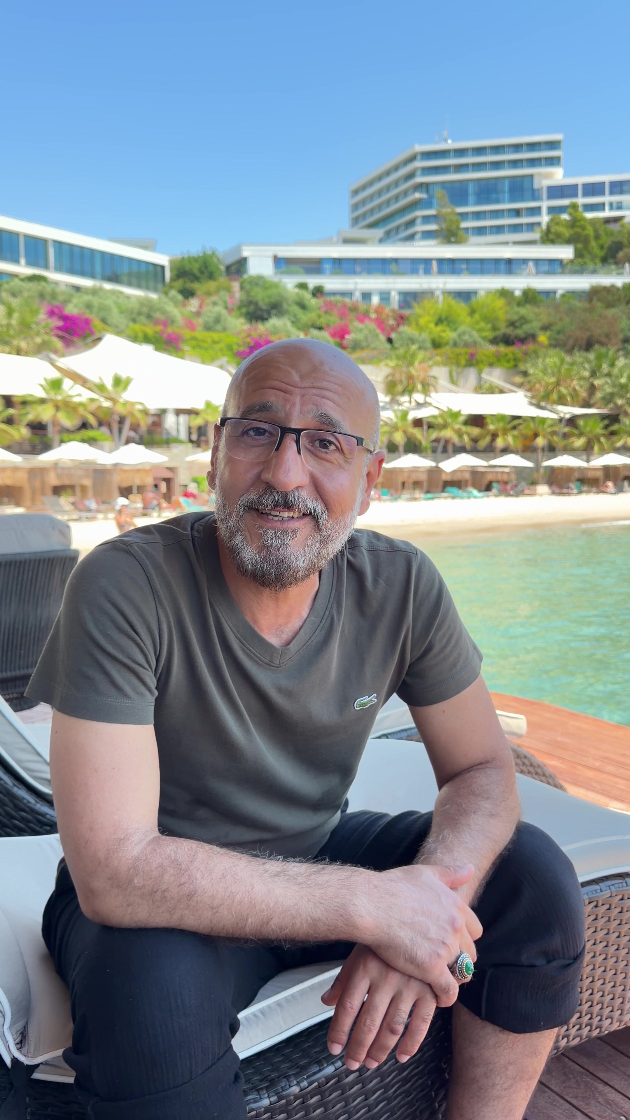 Cesur Durak la Vitalica Wellness Bodrum, în fața plajei și a resortului